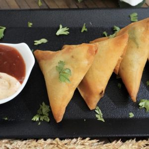 Malai Boti Samosa