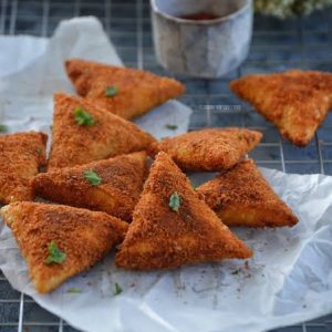 Chicken cheese smosa