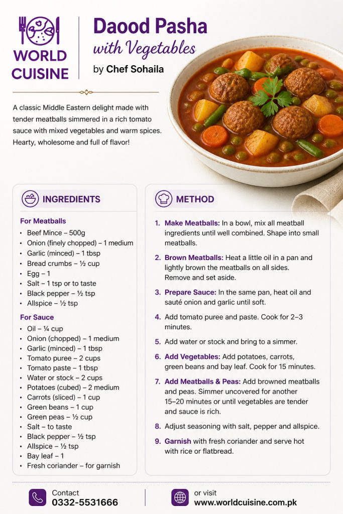 Daood Pasha Recipe Order Online In Karachi