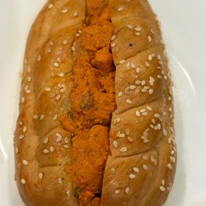 Spicy chicken dinner roll